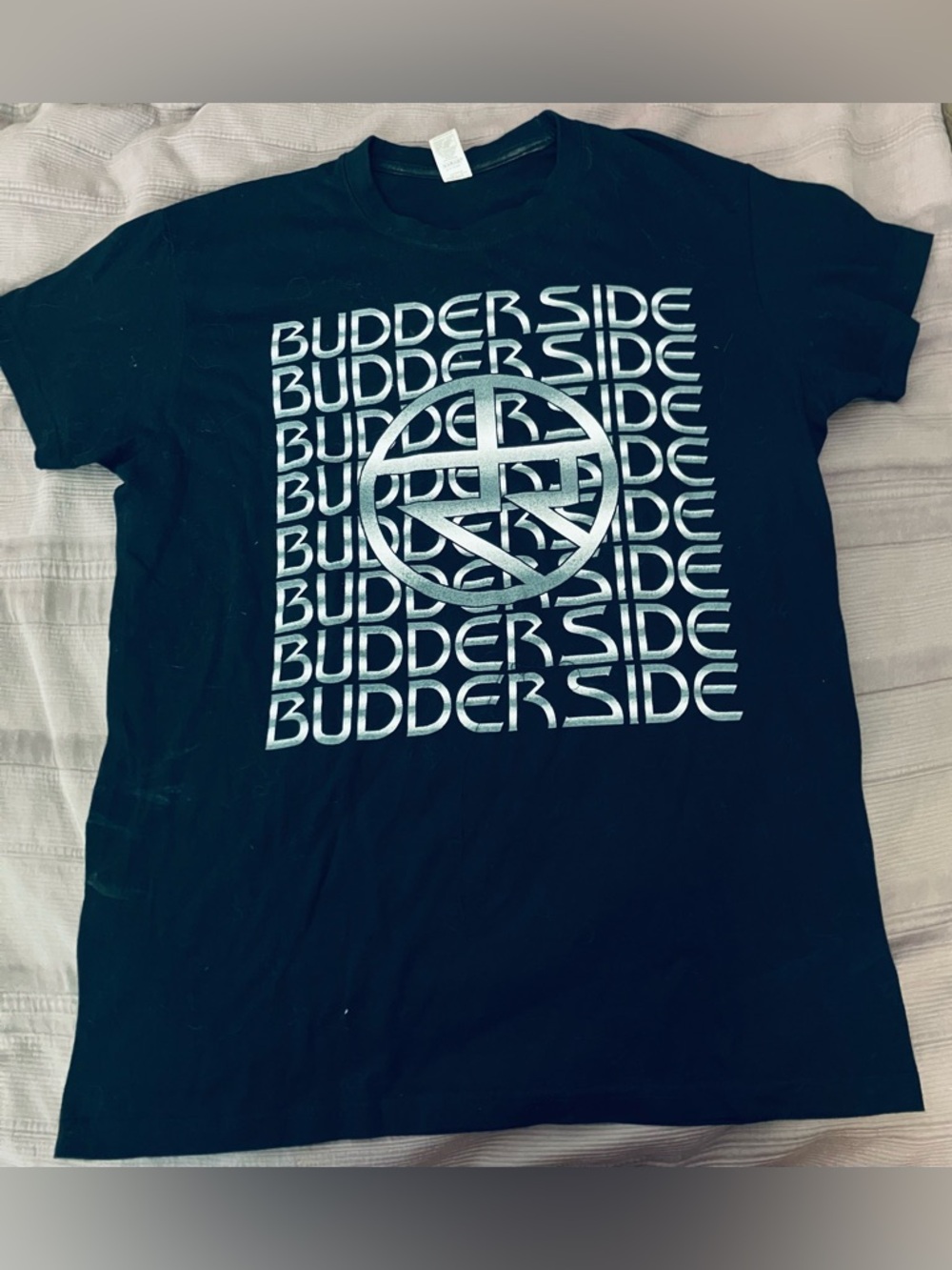 BUDDERSIDE European Tour 2016 Tshirt Mens sz S Unisex-styled Hard Rock NEW
